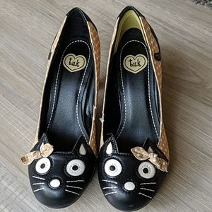 T.U.K. Rewind Cat Heels from ModCloth